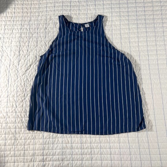 Old Navy Blue and White Striped Swing Top for Women Size M - Picture 10 of 11